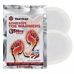 6x Yaktrax Adhesive Toe Warmers 5 Hrs Pure Heat